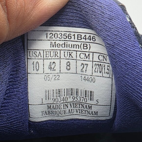 Brooks Ghost 14 Womens Size 10 Purple Peacoat Yucca Athletic Shoes Running - Picture 6 of 14